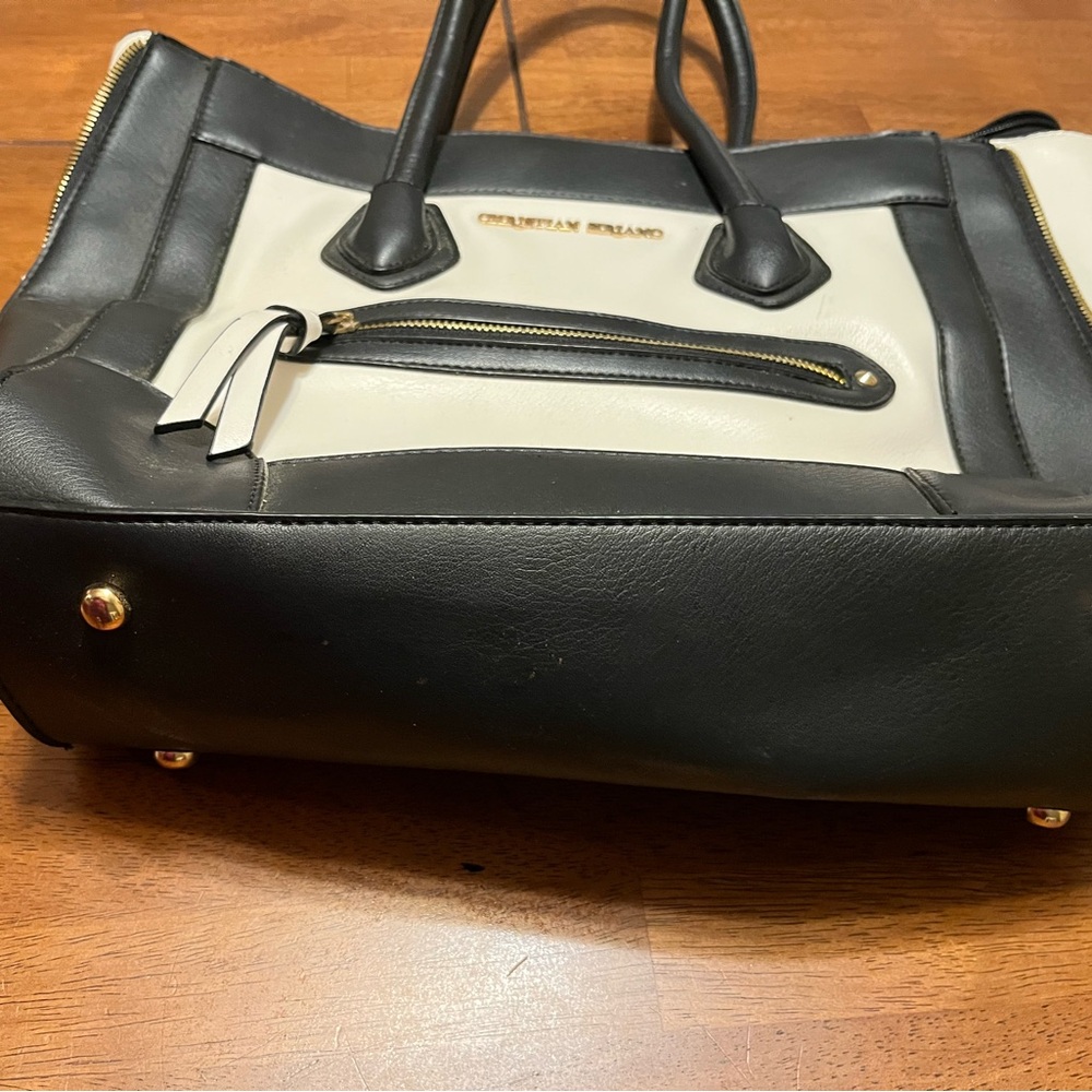Christian Siriano Black and White Purse - Picture 2 of 10